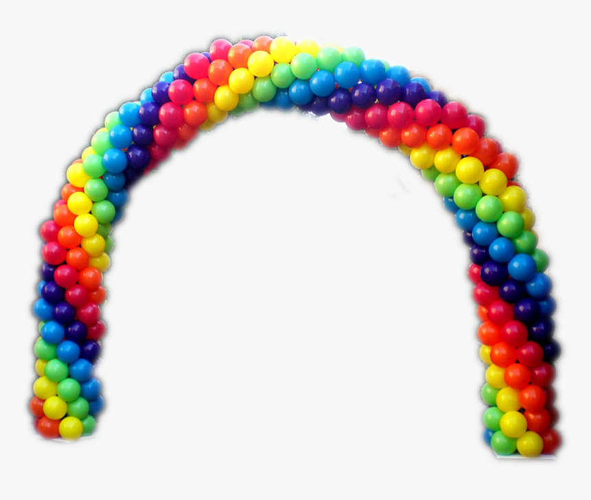Rainbow Arch - Rainbow Balloon Arch Png, Transparent Png