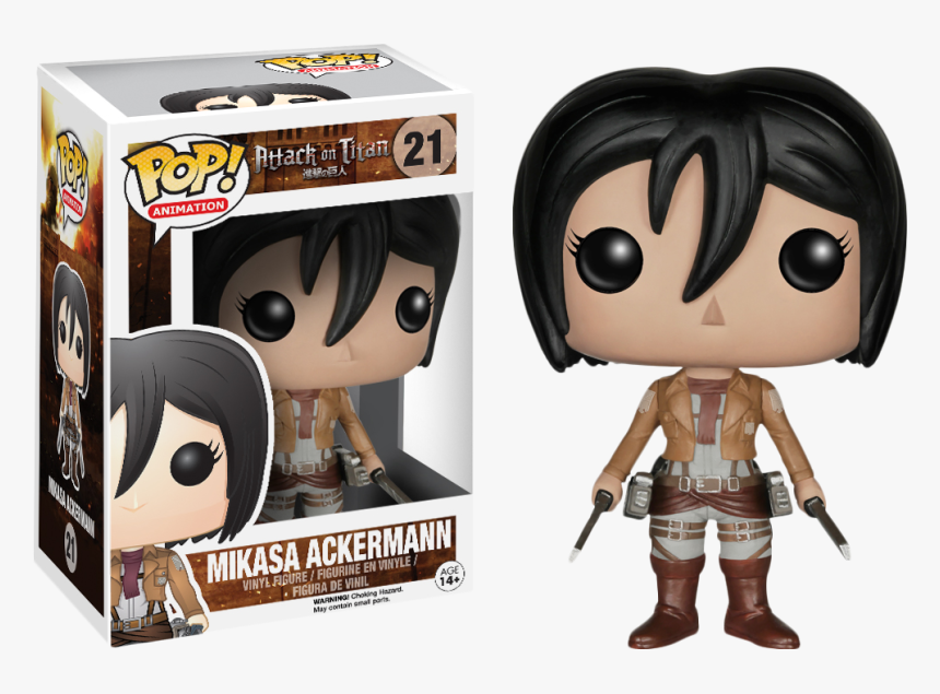 Attack On Titan - Funko Pop Mikasa Ackerman, HD Png Download