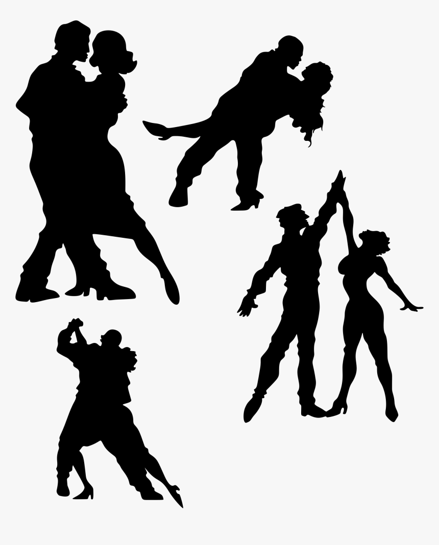 Modern Dance Silhouette Photography - Silhouette Of People Dancing, HD Png Download