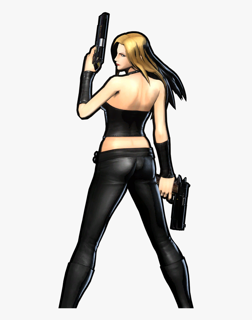 Trish Ultimate Mvc3 Full Victory - Marvel Vs Capcom Black Leggings, HD Png Download