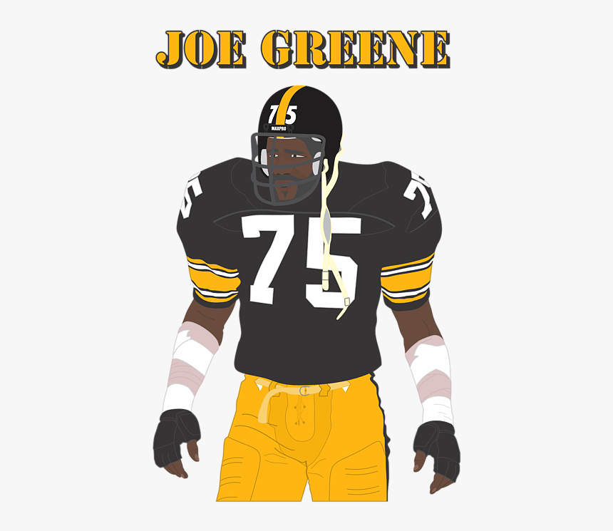 Joe Greene Pittsburgh Steelers Art, HD Png Download