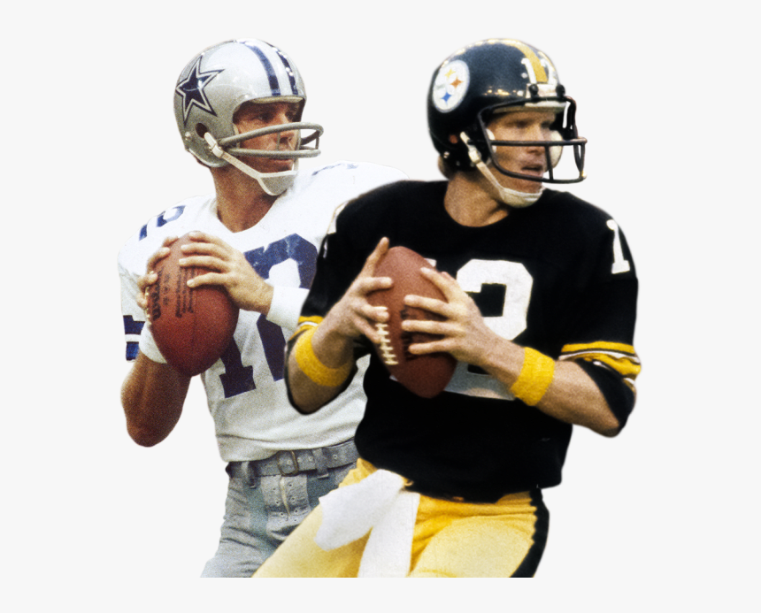 Super Bowl Xiii - Roger Staubach Vs Terry Bradshaw, HD Png Download