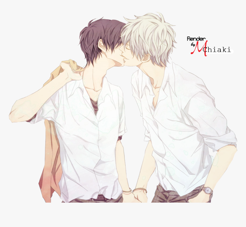 Render Takasugi Shinsuke X Sakata Gintoki - Yaoi Love, HD Png Download