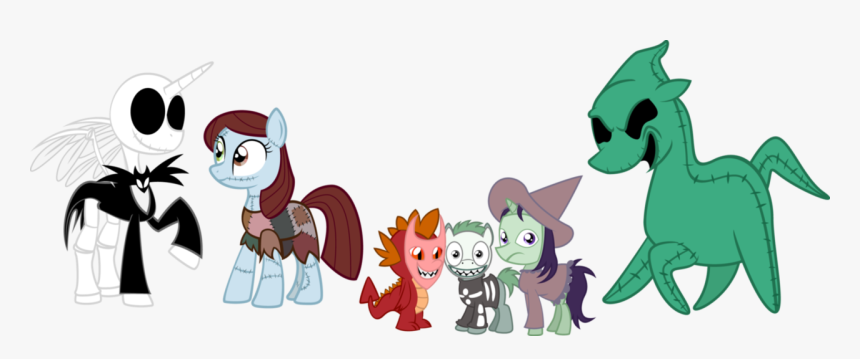 Alisonwonderland1951, Barrel, Dragon, Earth Pony, Jack - Nightmare Before Christmas My Little Pony, HD Png Download