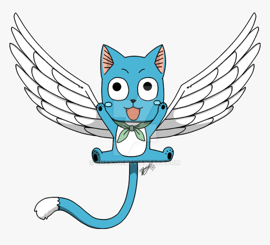 Fairy Tail Happy Png - Happy Fairy Tail Wings, Transparent Png