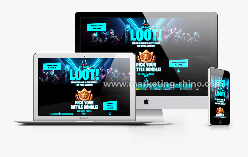 Fortnite V2 Cpa Marketing Landing Page - Fifa 20 Landing Page, HD Png Download