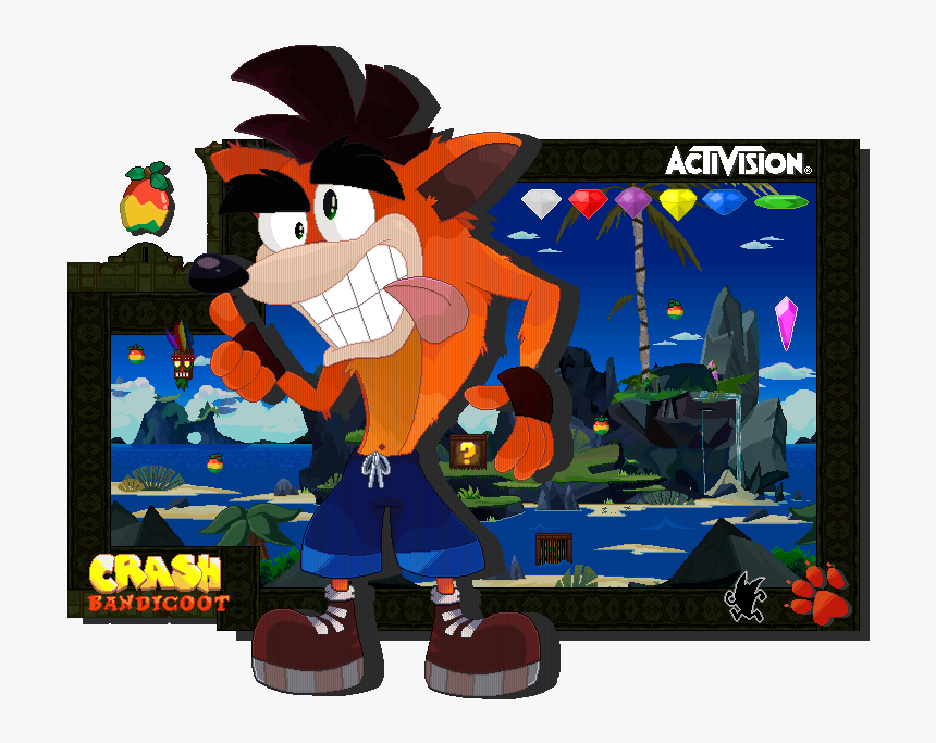Transparent Crash Bandicoot Woah Png - Activision, Png Download