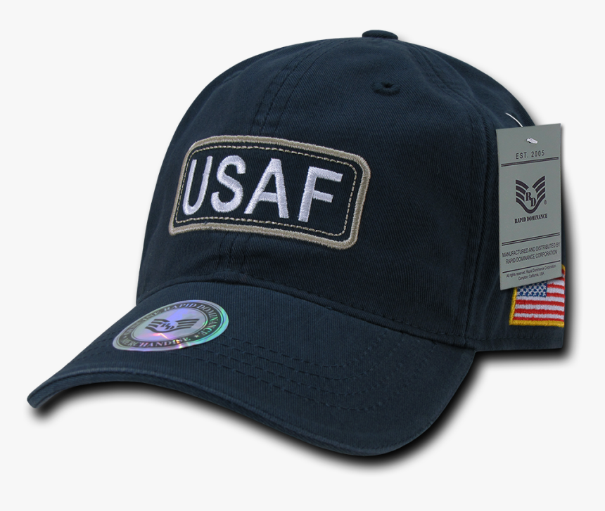 R89 - Usaf Cap - Usa Flag - Navy - Usaf Retired Ball Cap, HD Png Download