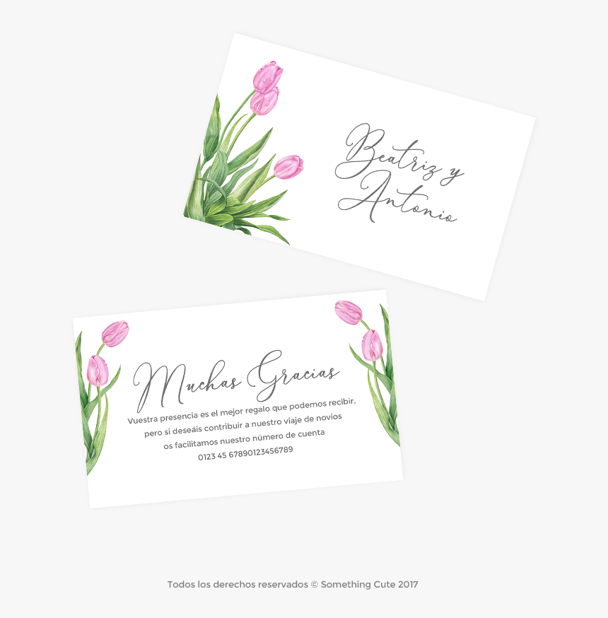 Invitacion Boda Regalo Numero Cuenta, HD Png Download