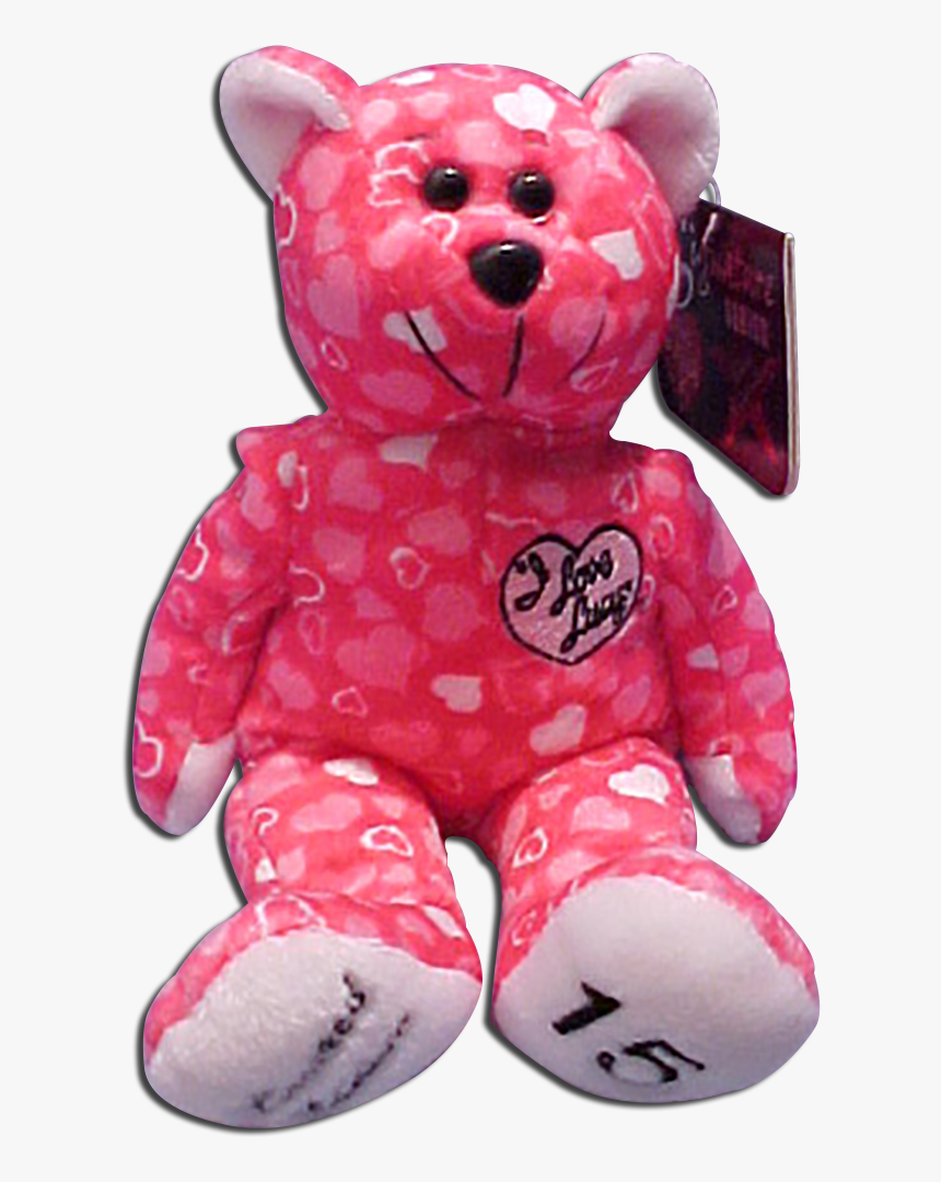 I Love Lucy Collectible Valentines Teddy Bear Lucy - Teddy Bear, HD Png Download