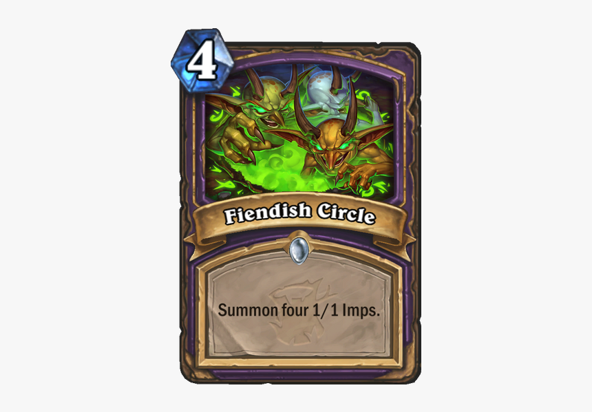 Wl C 4 Fiendish Circle - Warlock Spells Hearthstone, HD Png Download