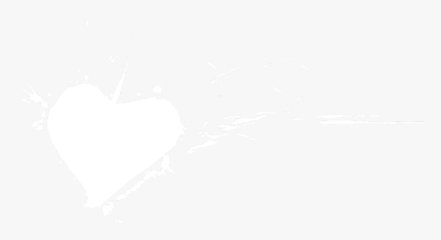 #ftestickers #heart #white #grunge #paint #drops #splash - Illustration, HD Png Download