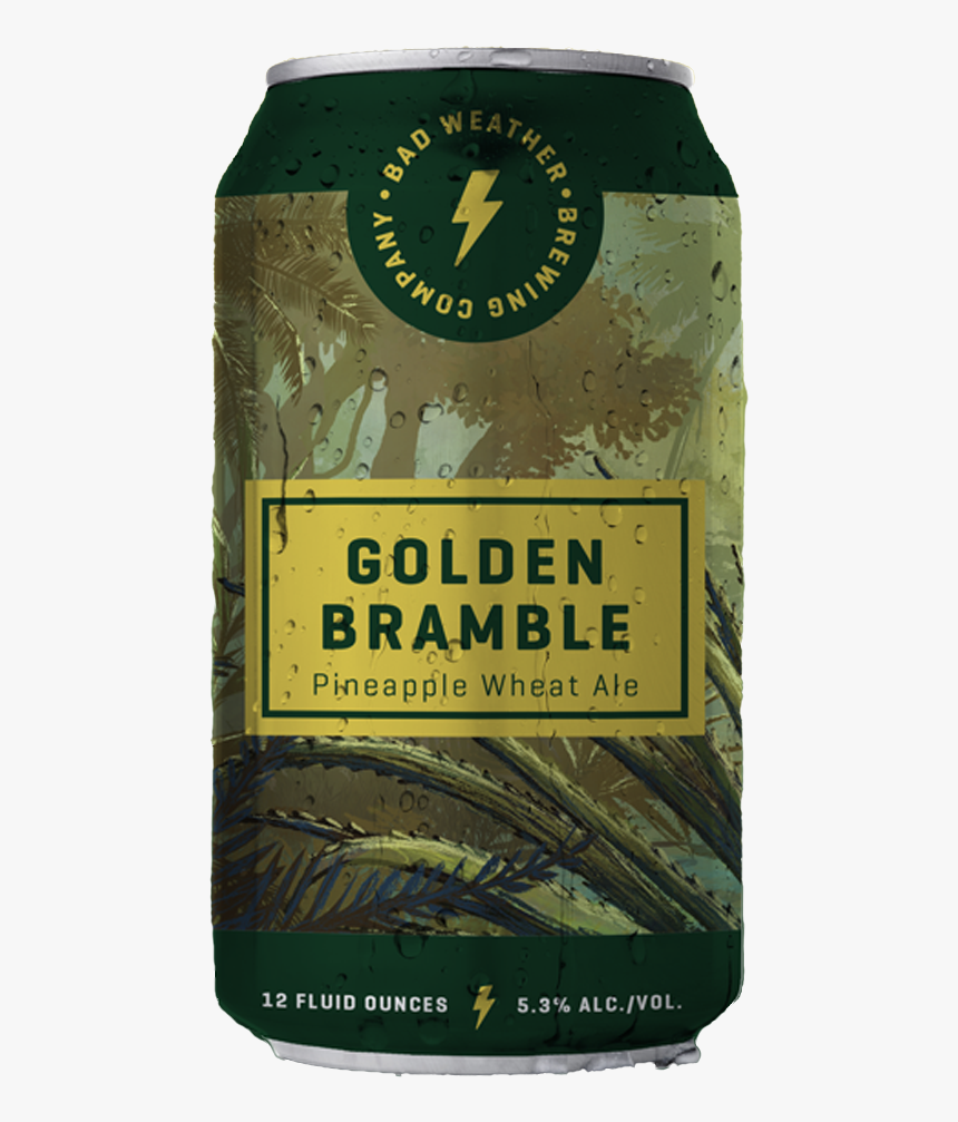 Golden Bramble - Glass Bottle, HD Png Download