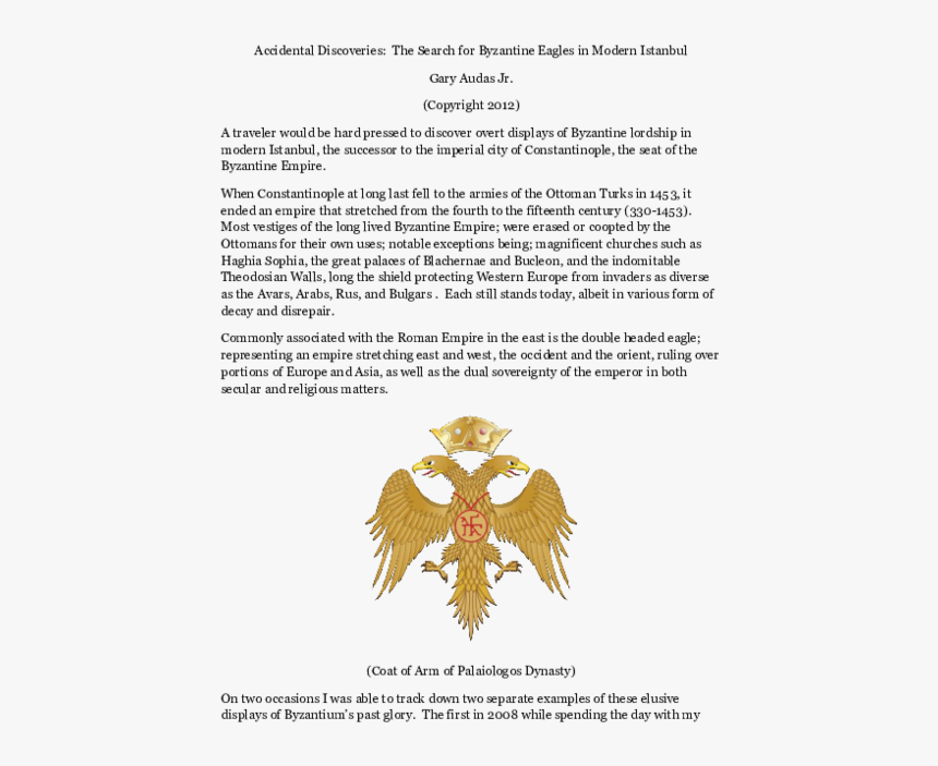Byzantine Coats Of Arms, HD Png Download
