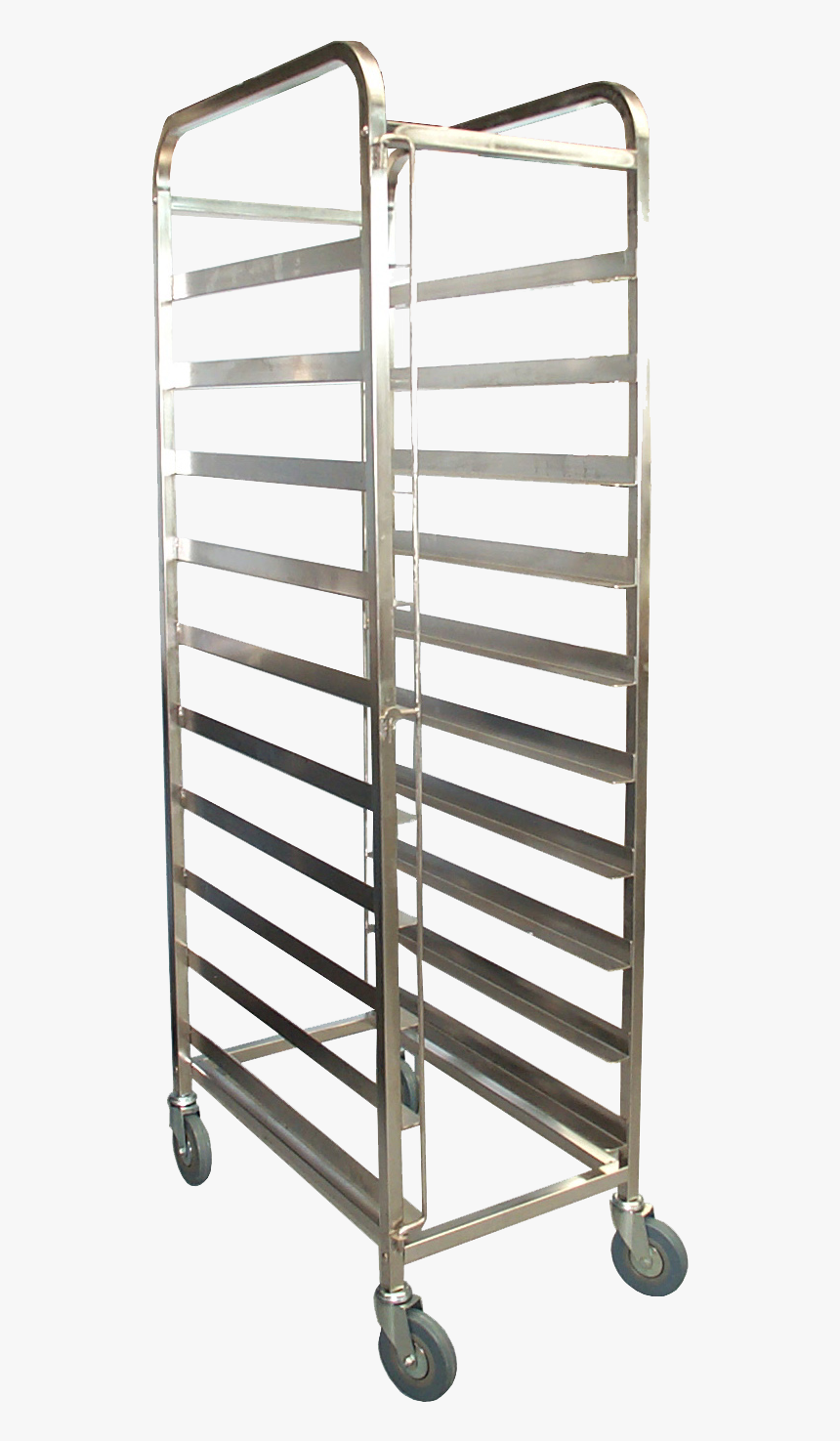 Kss 10 Tray Mobile Bakery Rack Trolley - Bakery Trolley And Trays, HD Png Download