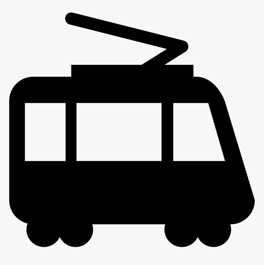 Trolley Clipart , Png Download - Tram Icon Svg, Transparent Png