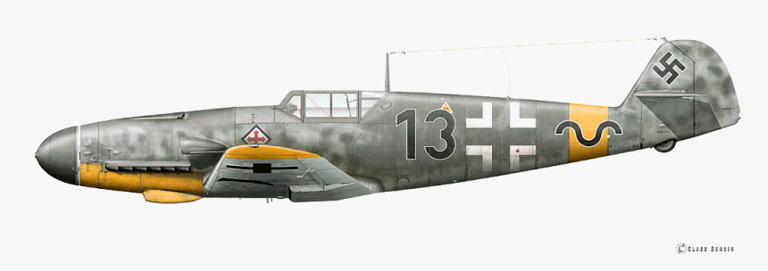 Bf 109 Adolf Galland, HD Png Download
