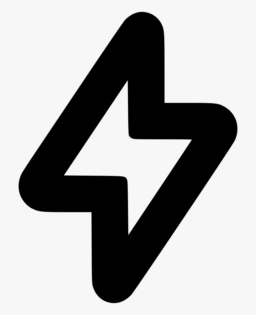Lightning Power Energy Flash Comments - Sign, HD Png Download
