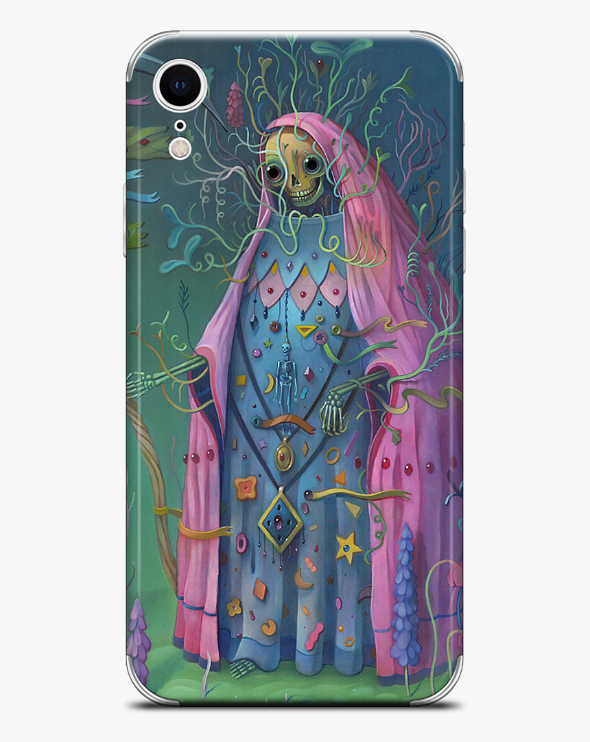 Santa Muerte Iphone Skin 
 Data Mfp Src //cdn - Oniricas Muerte, HD Png Download