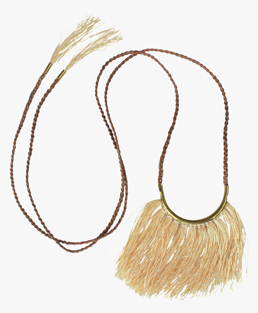 Fringe And Leather Necklace , Png Download - Sketch, Transparent Png