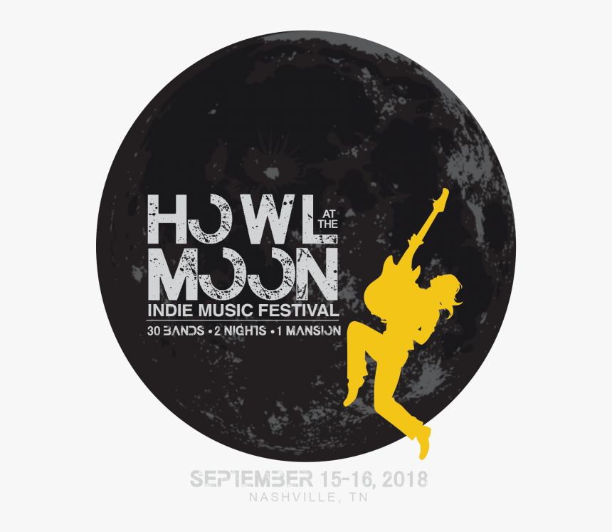 Howl At The Moon 2018 Logo - Howl At The Moon Indie Festival, HD Png Download