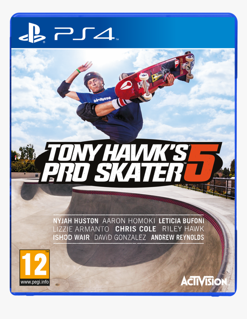 Tony Hawk S Pro Skater 5 Ps4, HD Png Download