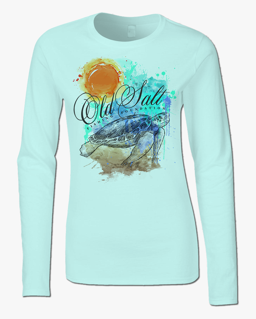 Ladies Performance Fishing Tee - Long-sleeved T-shirt, HD Png Download