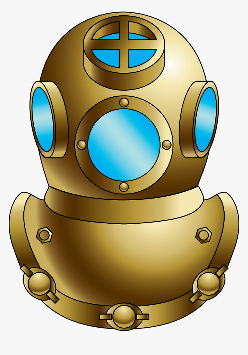 Divers Helmet Clipart, HD Png Download