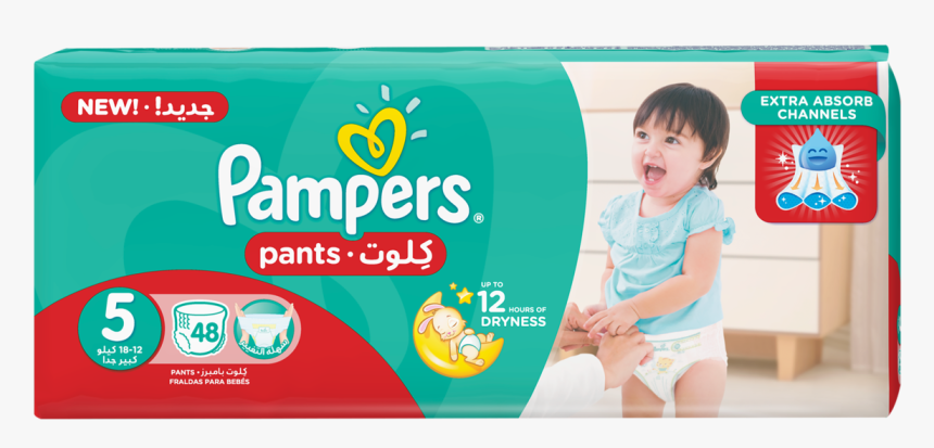 Pampers Pants Diapers, Size 5, Junior, 12-18kg, Jumbo - Pampers Pants Size 3, HD Png Download