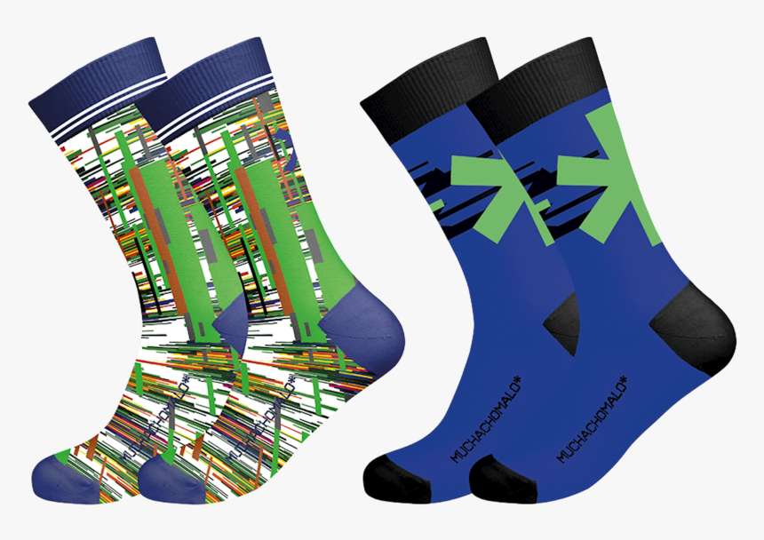 Men 2-pack Socks Life Is A Glitch - Sock, HD Png Download