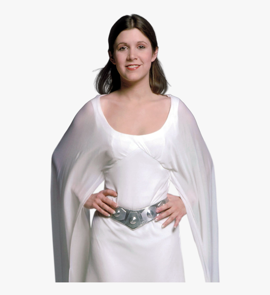 Carrie Fisher Wedding Dress, HD Png Download