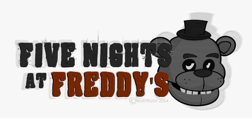 Five Nights At Freddy S Logo By Nuryrush-d83oz46 - Five Nights At Freddy Logo, HD Png Download