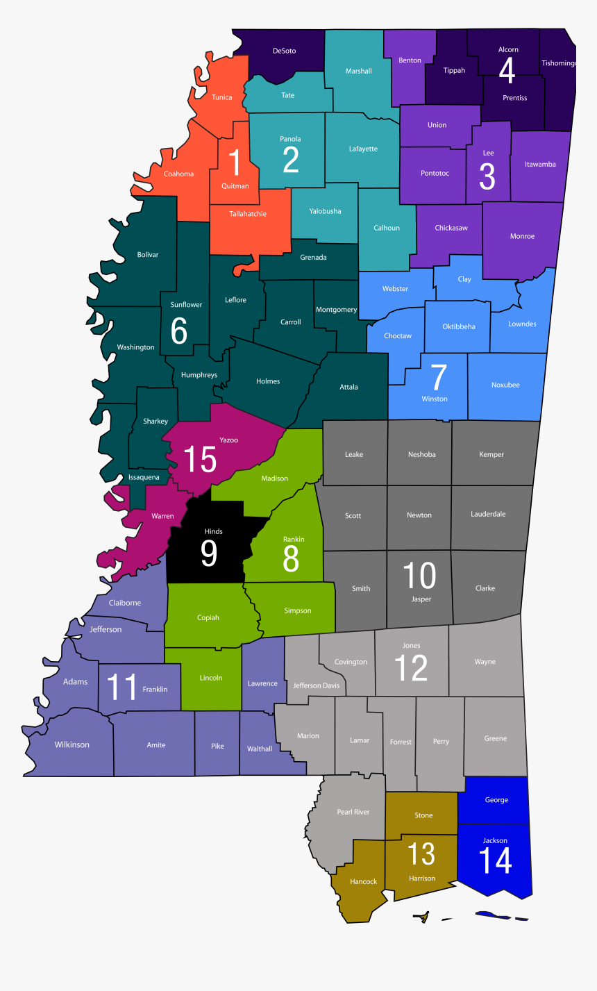 Mississippi Regions, HD Png Download