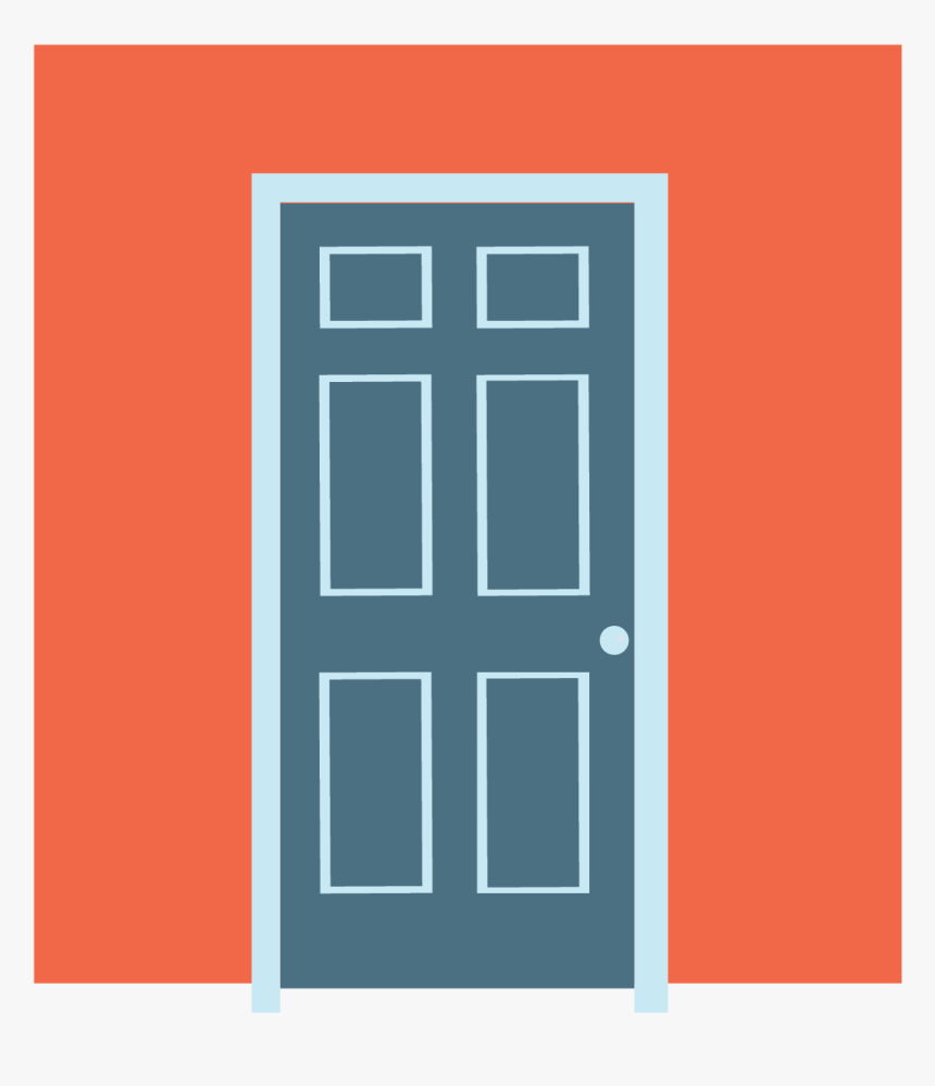 Approach A Door Clipart Vector Free Door Clipart Door - Home Door, HD Png Download
