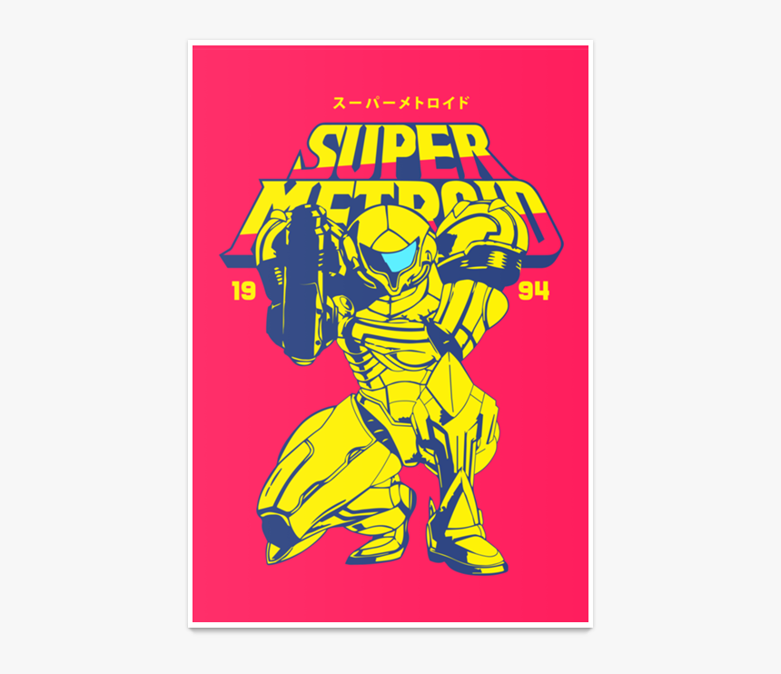 Poster Super Metroid De Tulleceriana - Illustration, HD Png Download
