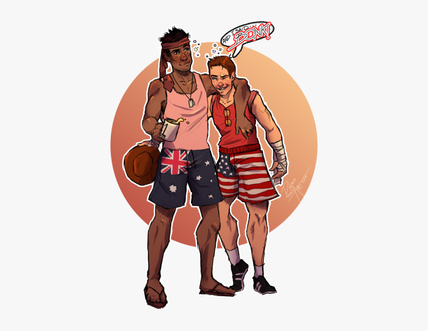 Dingodoesart - Scout X Sniper Gay, HD Png Download