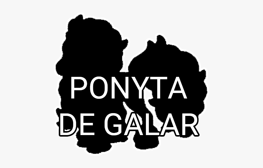 Ponyta De Galar - Silhouette, HD Png Download