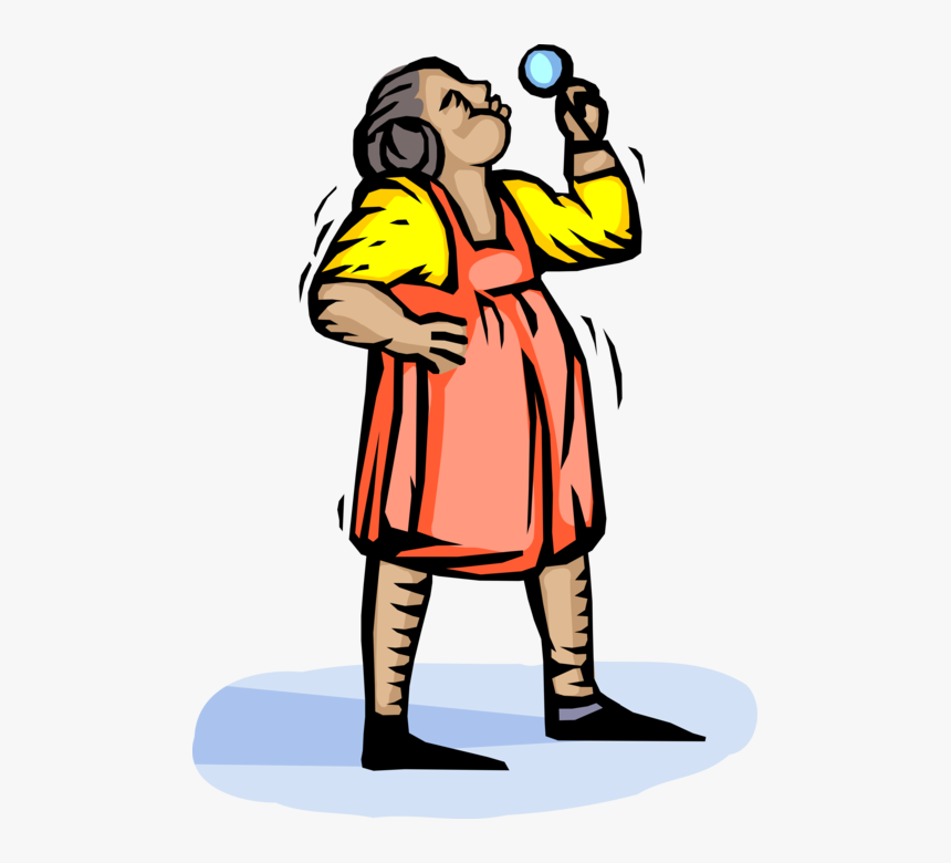 Vector Illustration Of Child Blows Soap Bubbles Outdoors, HD Png Download