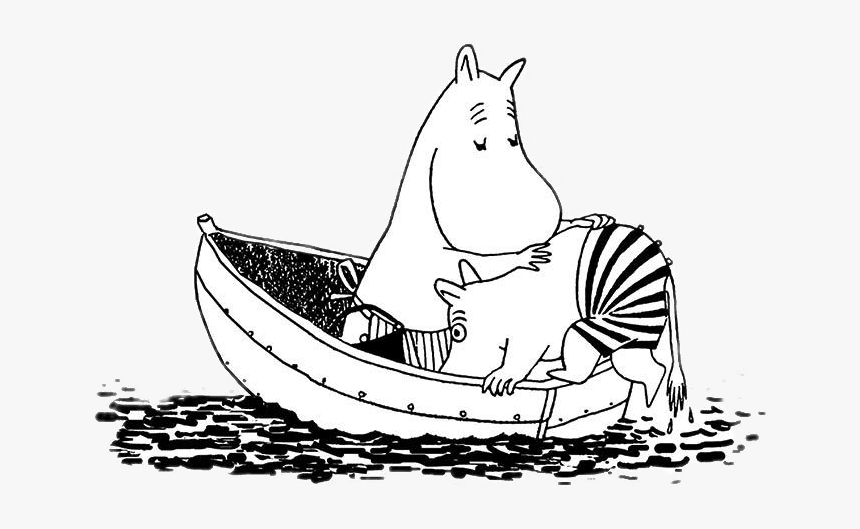 Mumins En Una Barca, HD Png Download