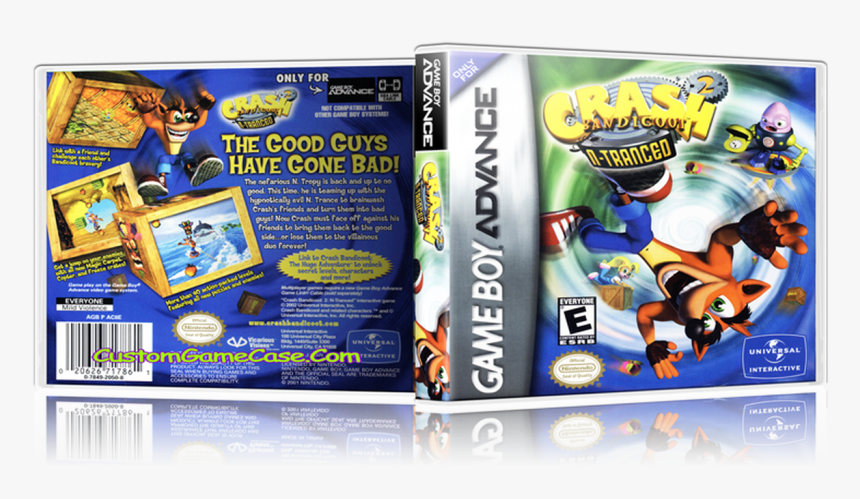 Crash Bandicoot 2 N-tranced - Crash Bandicoot Gameboy Advance, HD Png Download