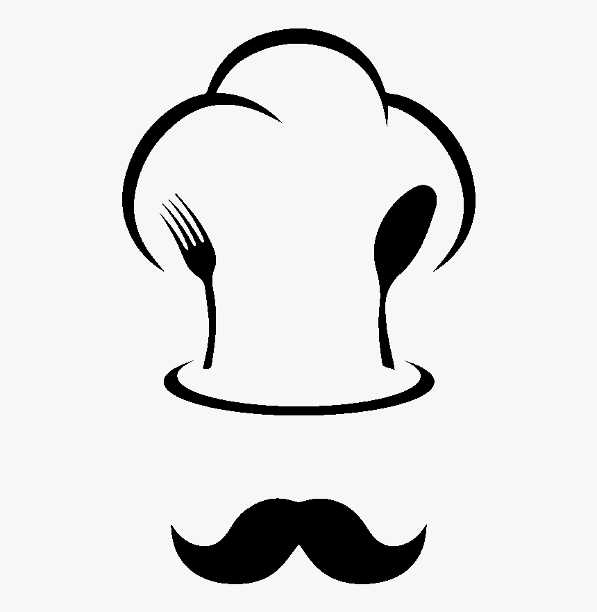 Sticker Toque De Chef Et Moustache Clipart , Png Download - Clipart Male Chef Transparent, Png Download