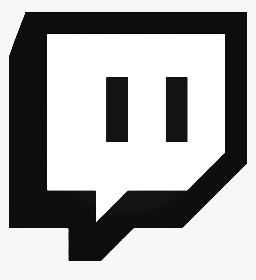 Transparent Twitch Png Logo - Black Twitch Logo Png, Png Download