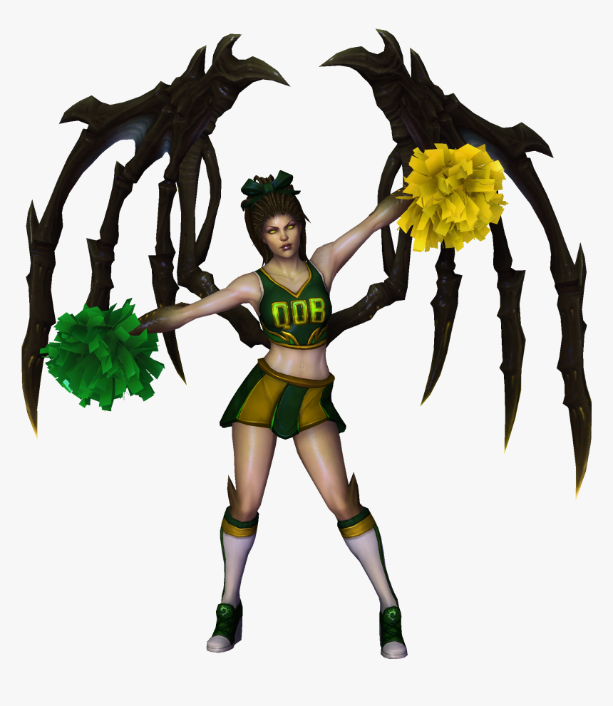 Kerrigan Cheerleader Fighting Skin - Heroes Of The Storm High School, HD Png Download