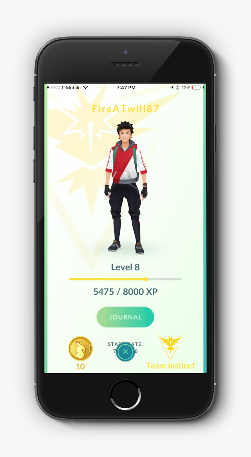 Choose Team Pokémon Go Team Instinct - Personaje De Pokemon Go, HD Png Download