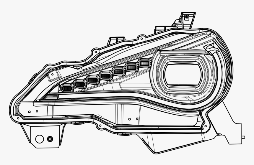 Transparent Demon Eyes Png - Technical Drawing, Png Download
