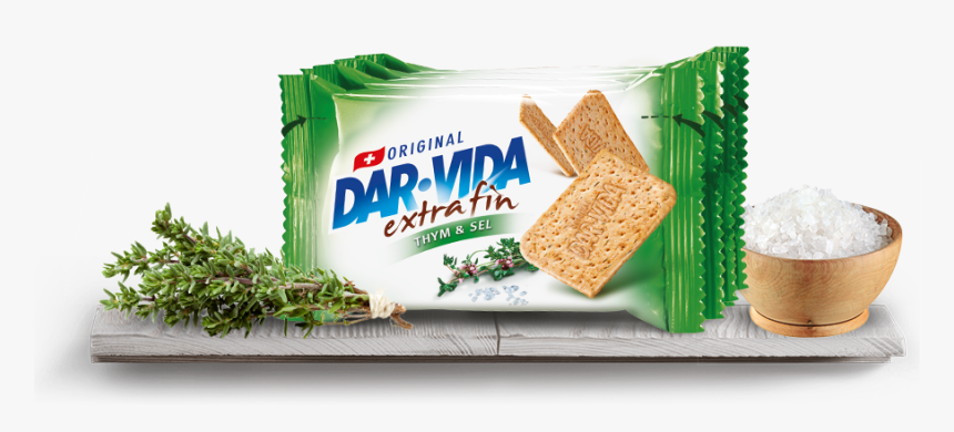 The Thyme And The Finely Sprinkled Sea Salt Give This - Cracker, HD Png Download