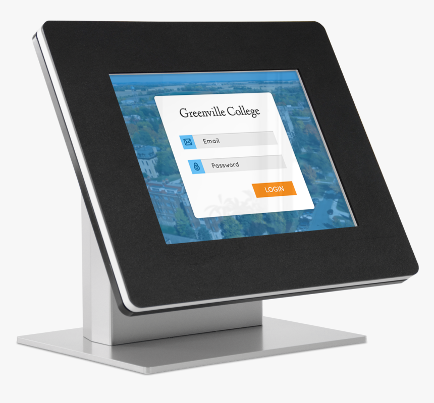 Offer A Sign Up Form Inside A Locked Down Kiosk - Computer Monitor, HD Png Download