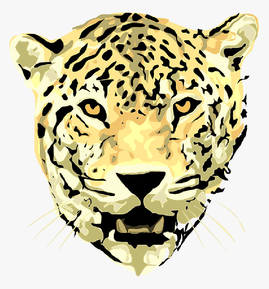Scary Lion Pictures - Jaguar Vector Free, HD Png Download