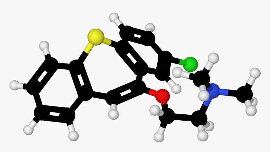 Banner Transparent Download File Zotepine Optimized - Cinnarizine Ball And Stick Model, HD Png Download