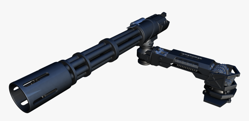The Mini Gun Was When The Model First Started Showing - Iron Man War Machine Gun, HD Png Download